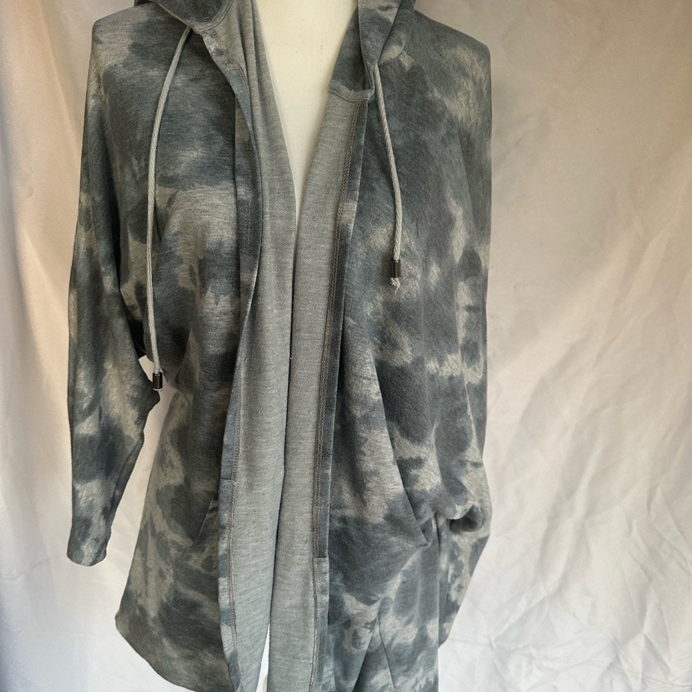 Gray Tie-Dye Women's Jacket